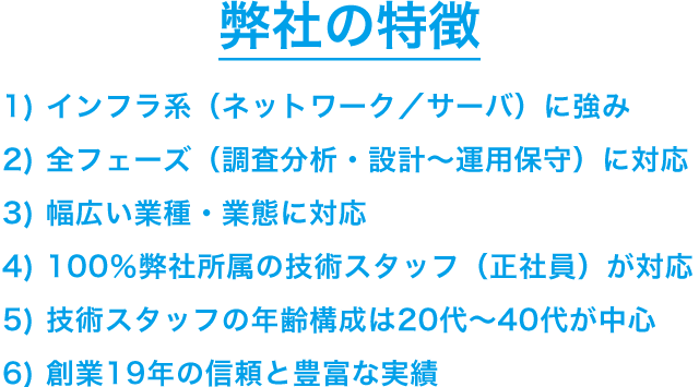「 ICT・イノベーター株式会社」の特徴 「 ICT・イノベーター株式会社」の特徴
